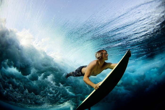 Một vận động viên lướt sóng ở Fiji của tác giả Lucia Griggi - Nguồn © Lucia Griggi/National Geographic Traveler Photo Contest